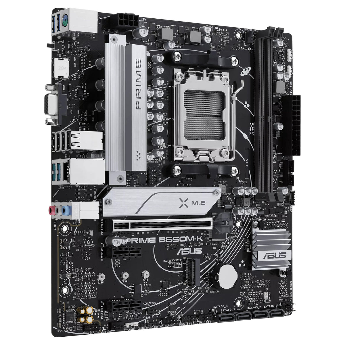 MB ASUS PRIME B650M-K (AMD.AM5.DDR5.mATX) - ASUS