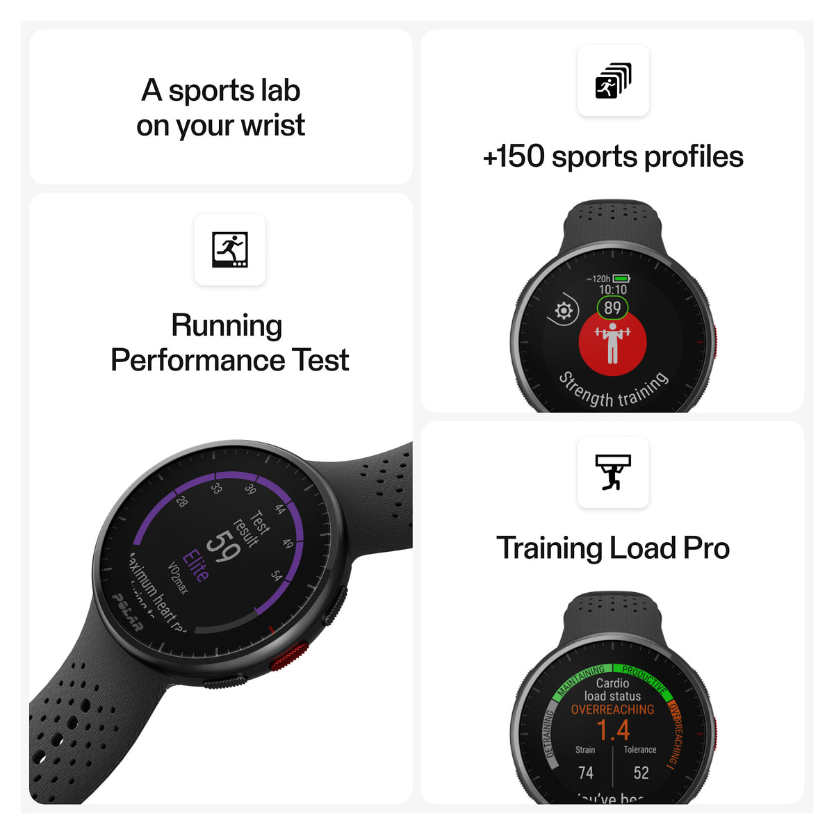 Polar Pacer PRO S/L black gray - Polar