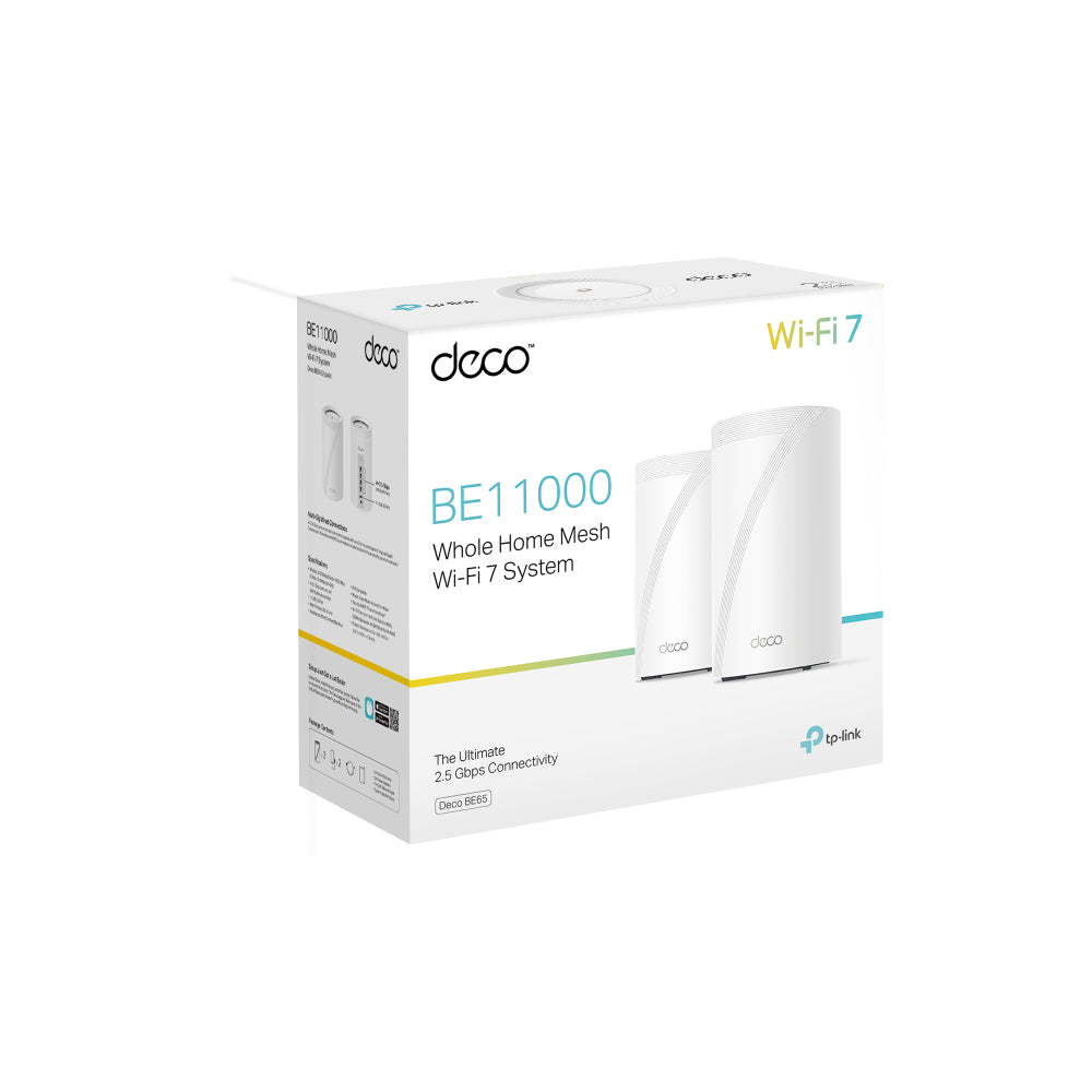 Sistema Mesh Wi-Fi TP-Link BE65 / DECO BE65(2-PACK) branco Doppelpack - imagem 4