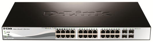 Switch de Rede D-Link DGS-1210-28P/E 24xGb PoE 4xSFP Combo