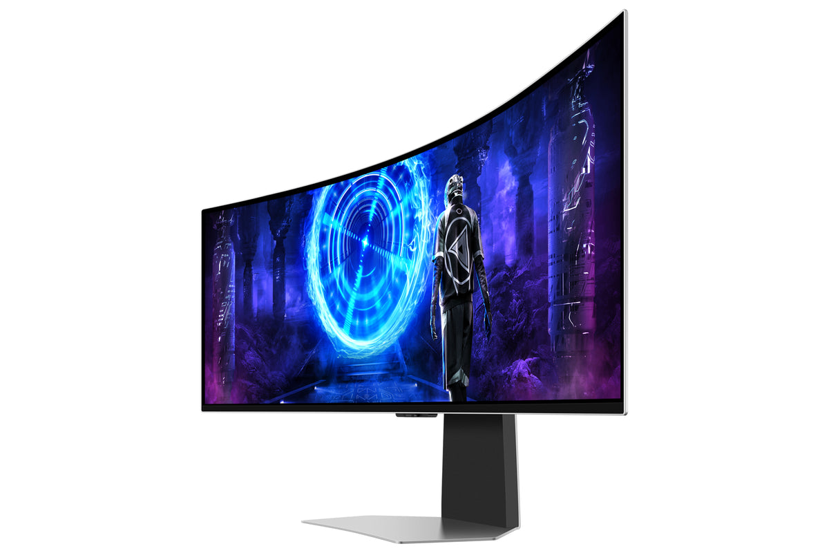 Monitor Gaming Ultrapanorámico Curvo Samsung Odyssey OLED G9 S49DG954SU 49"/ Dual QHD/ 0.03ms/ 240Hz/ OLED/ Multimedia/ Regulable em altura/