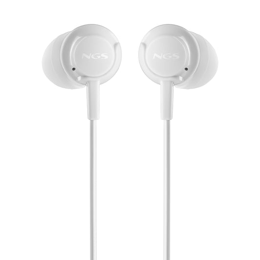 NGS Auricular Branco Estéreo USB-C com Cabo