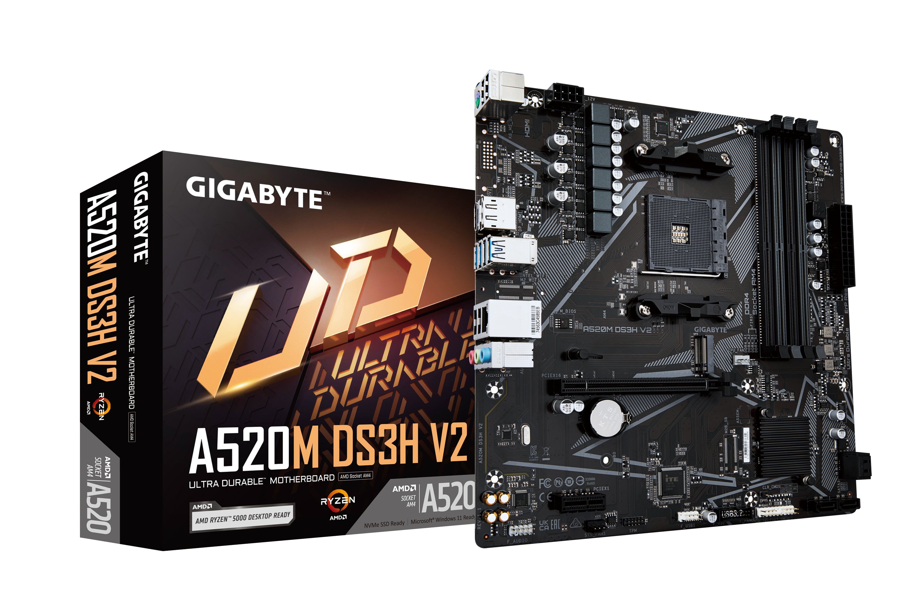 Gigabyte Placa Base A520M DS3H V2 mATX AM4