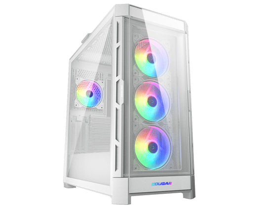 Caixa de Computador Cougar Caja Semitorre Duoface PRO Rgb branco