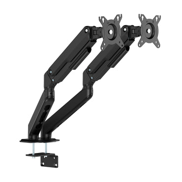 Suporte de mesa com contrapeso para 2 monitores Aisens DT32TSR-451/ giratório/ inclinável/ 9kg