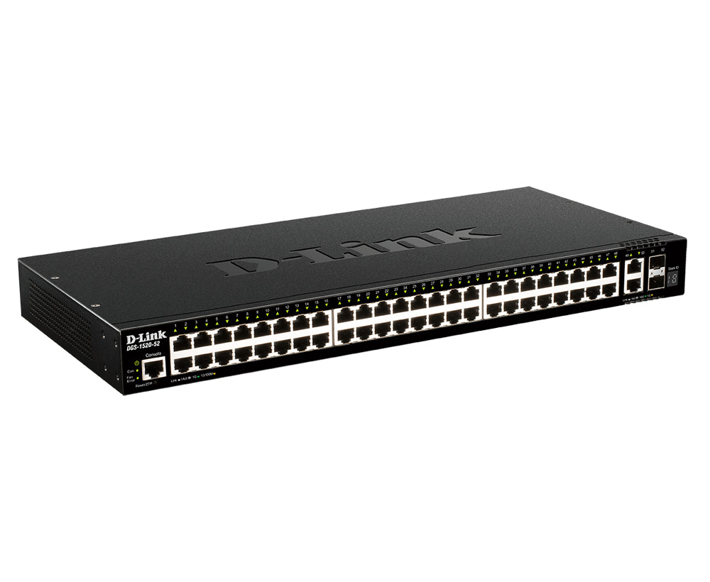 Bastidor D-Link DGS-1520-52/E Switch 48xGbE 2x10GbE 2xSFP+