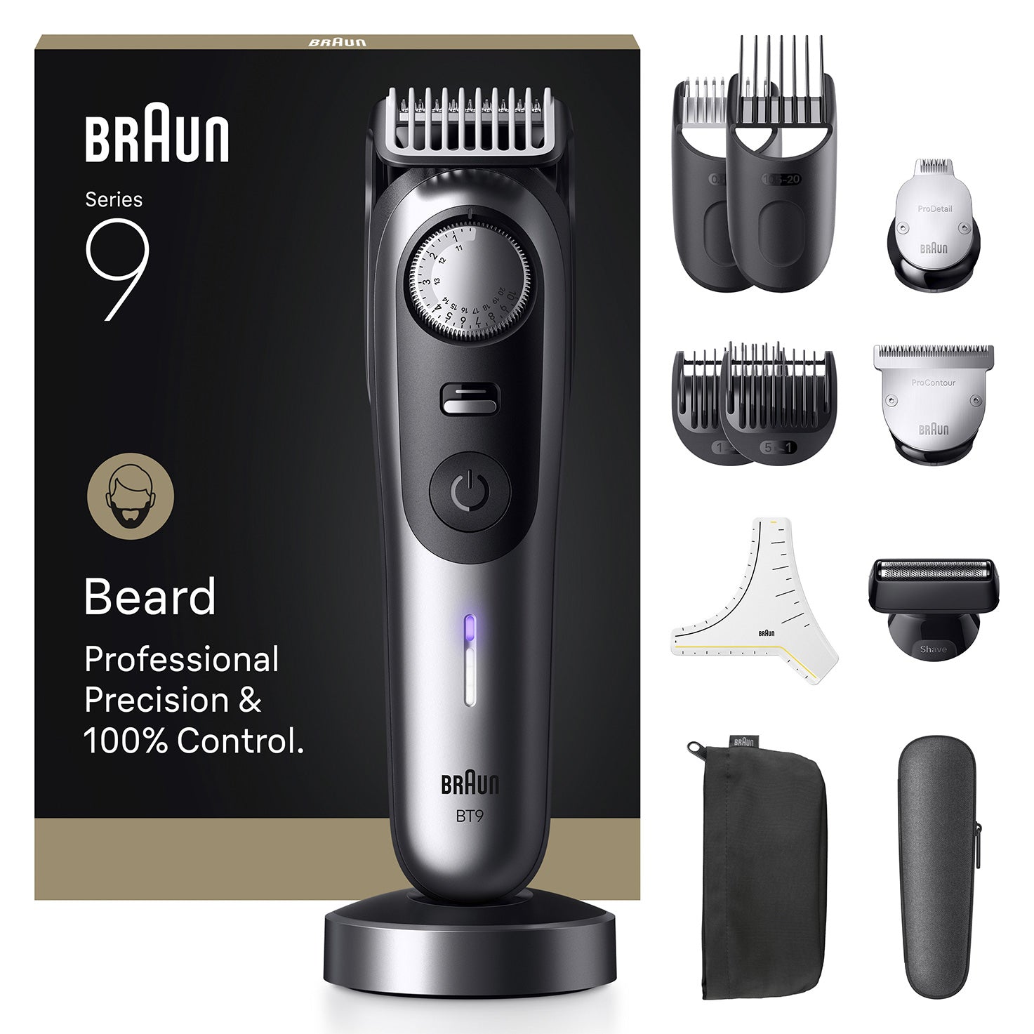 Máquina de Barbear Braun Série 9 BT9560 / 244855 preto, cinzento