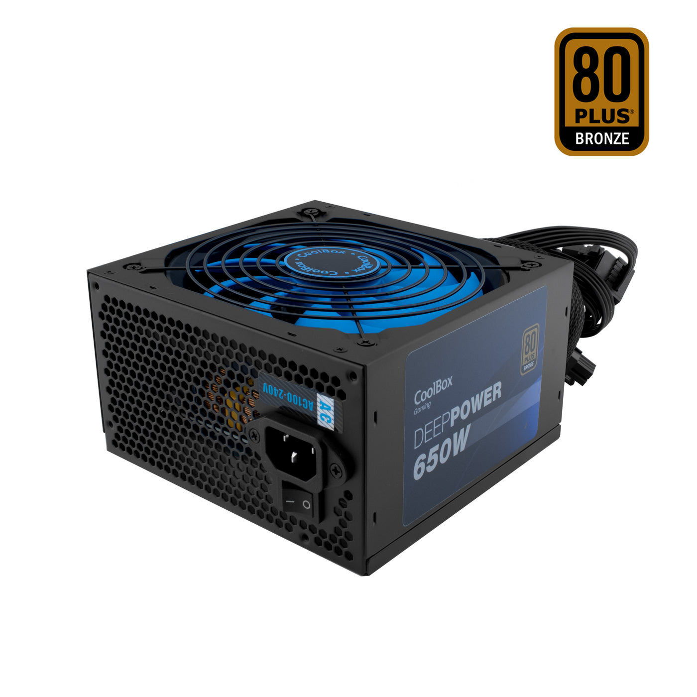 Fonte de Alimentação Coolbox Gaming Fuente Al. DeepPower 650w 80+bronze