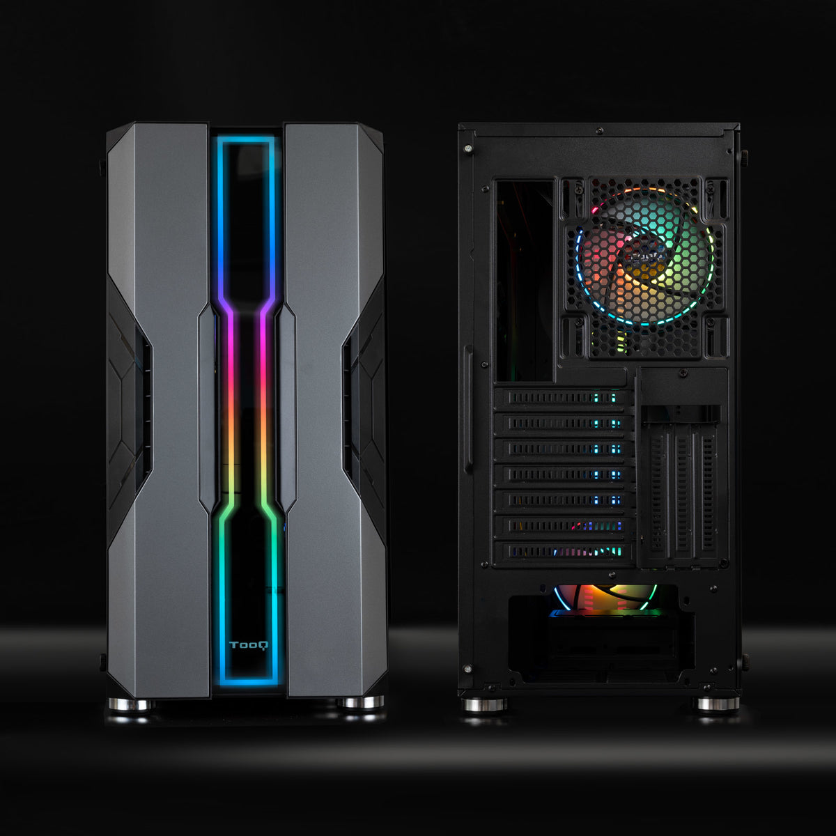 Caixa de Computador Tooq Caja Semitorre Gaming TQGCC103-B NIGHTCITY - imagem 4