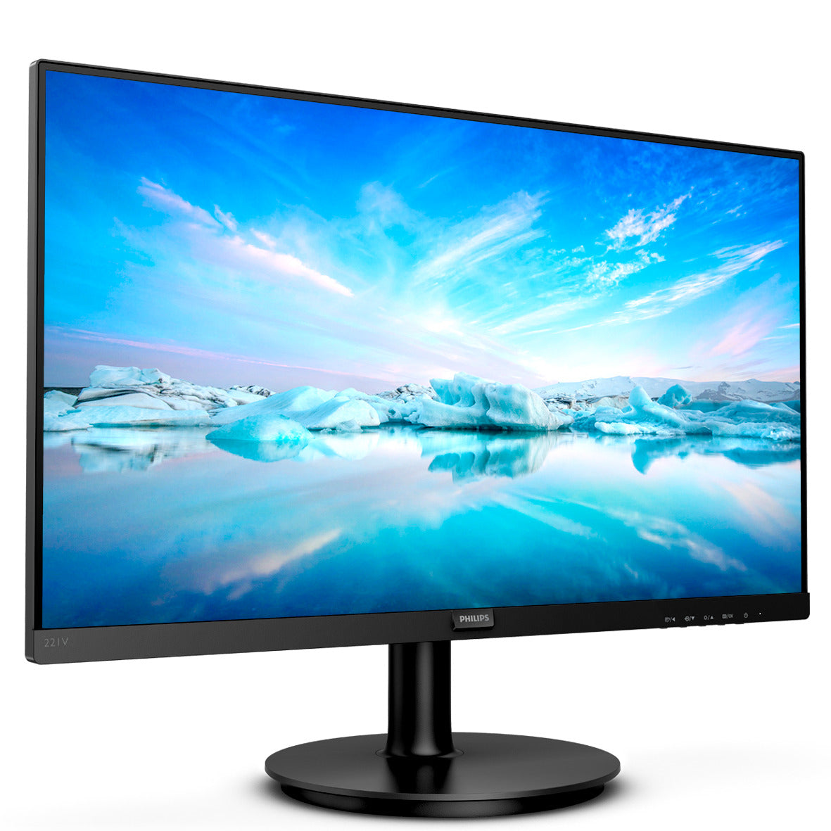 Monitor Philips V-Line 221V8 21,5"/ Full HD/ preto