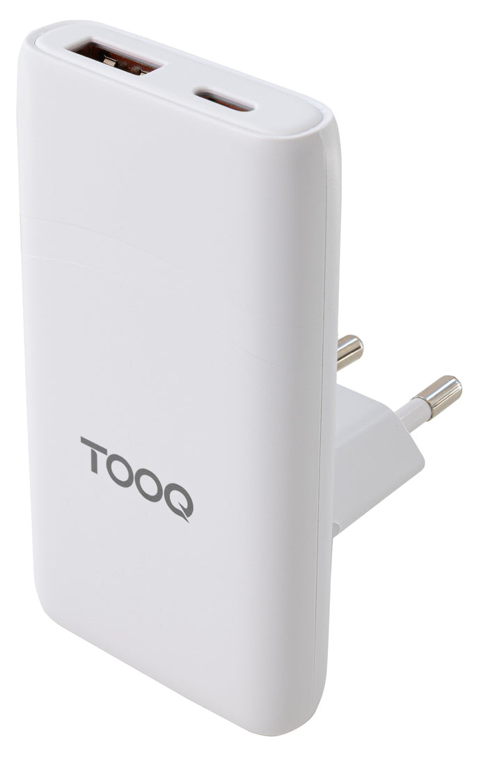 Tooq Carregador Parede GAN USB-C/PD + USB-A/QC 65W