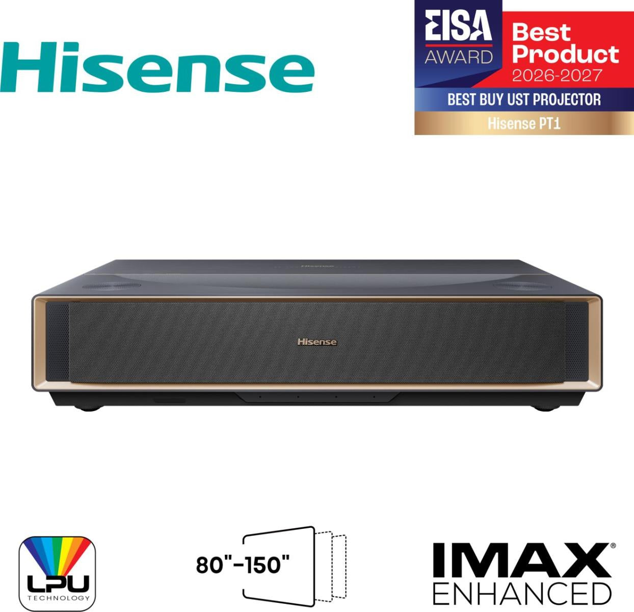 Projetor Hisense 4K Smart Laser Cinema PT1 GMG / 20016800 preto