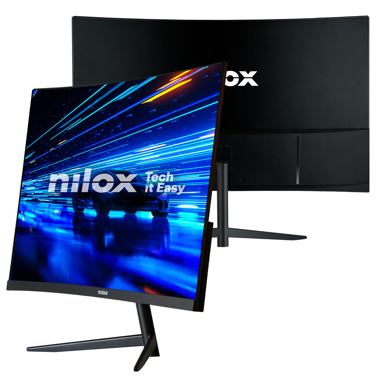 Monitor Nilox NXM24CRV2001 24"VA200Hz HDMI DP Curv - imagem 9