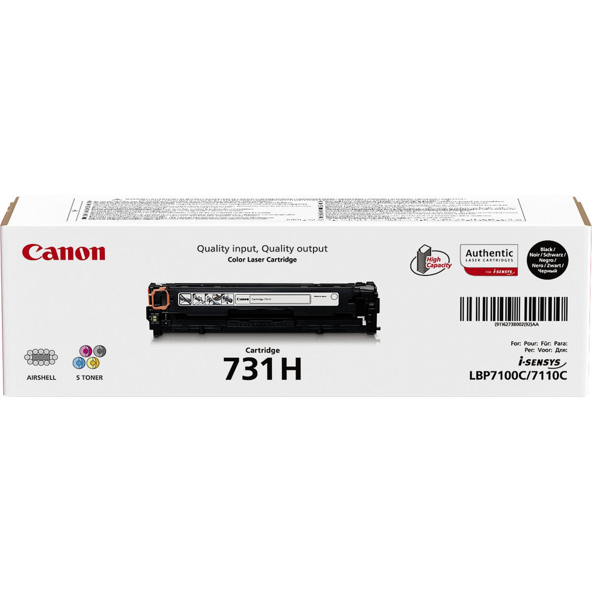 Canon Toner 731 / 6273B002 preto XL - imagem 4