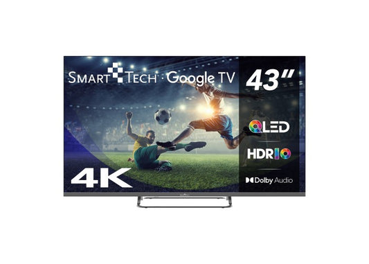 TV QLED SMART TECH UHD 43" 43QG02V GOOGLE TV