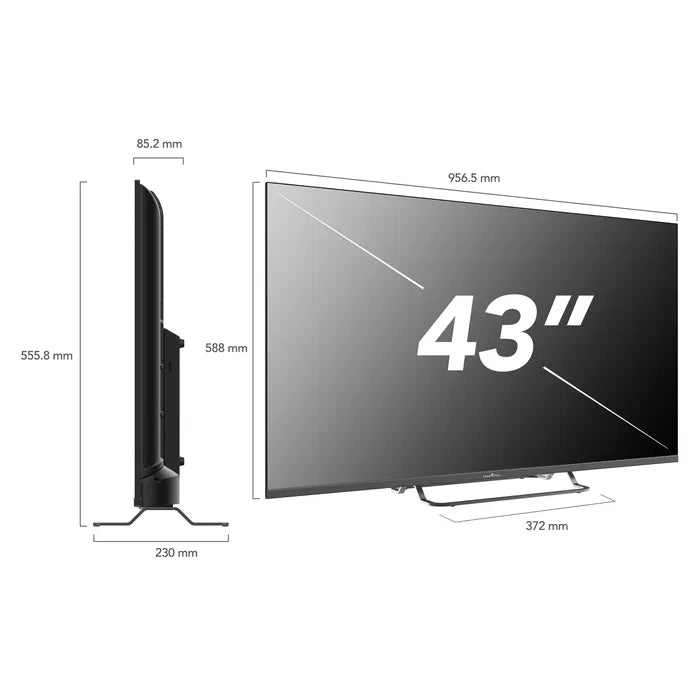 TV QLED SMART TECH UHD 43" 43QG02V GOOGLE TV