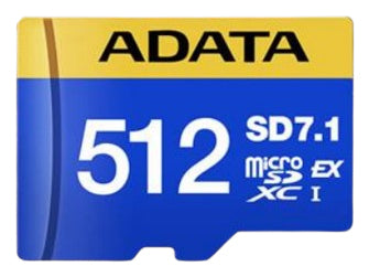 Cartão de Memória ADATA Extreme microSDXC 512GB SD7.1 Gen3x1 Switch2