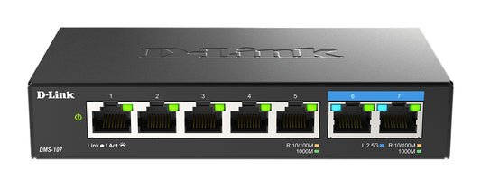 Switch de Rede D-Link DMS-107 7xMGb Unmanaged
