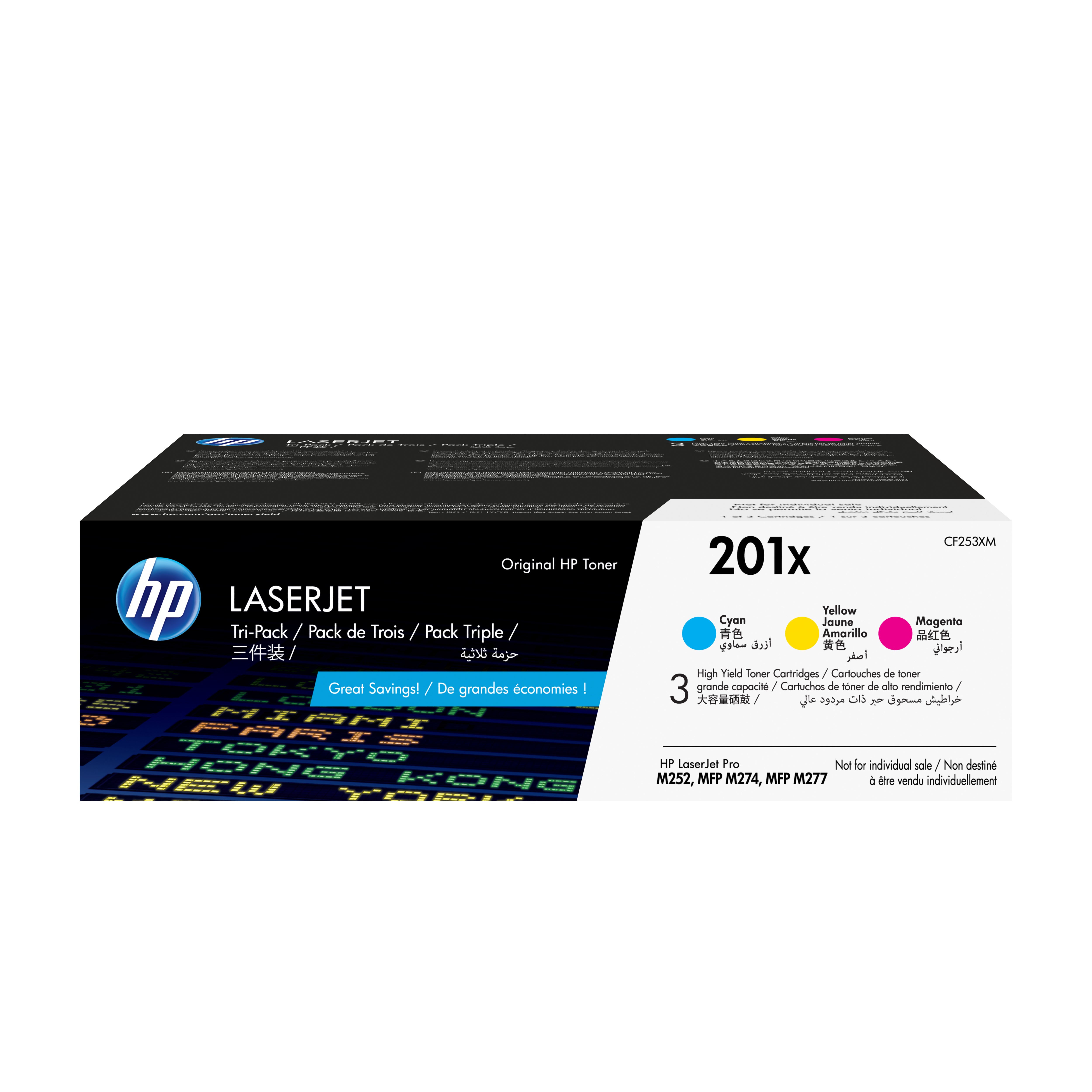 HP Toner 201X / CF253XM C,M,e Multipack