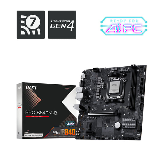 Placa-mãe MSI PRO B840M-B - Micro ATX