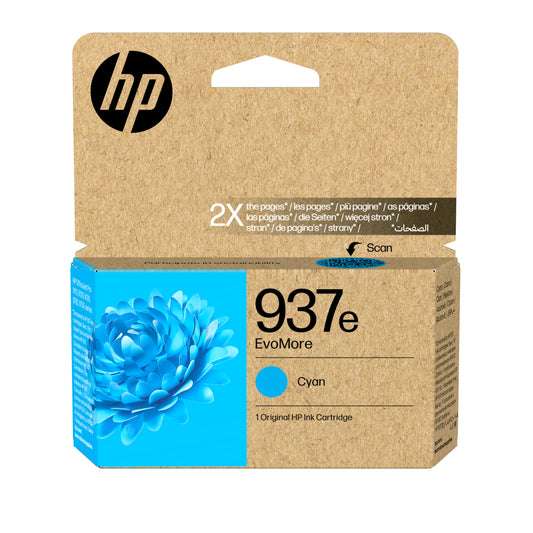 HP Ink 937E / 4S6W6NE Cyan XL