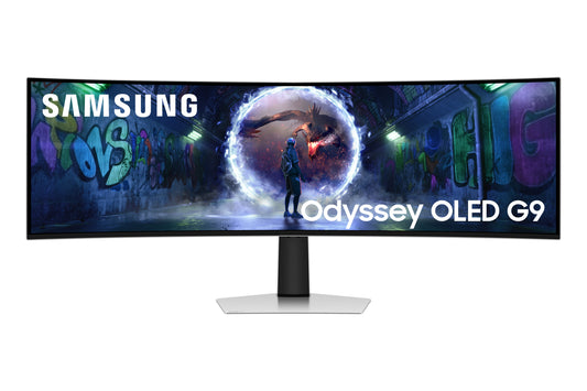 Samsung OLED monitor G9 G93SD - 124.5 cm (49") - 5120 x 1440 DQHD Samsung G93SD. Display diagonal: 124.5 cm (49"), Display resolution: 5120 x 1440 pixels, HD type: Dual QHD, Display technology: OLED, Response time: 0.03 ms, Native aspect ratio: 32:9,