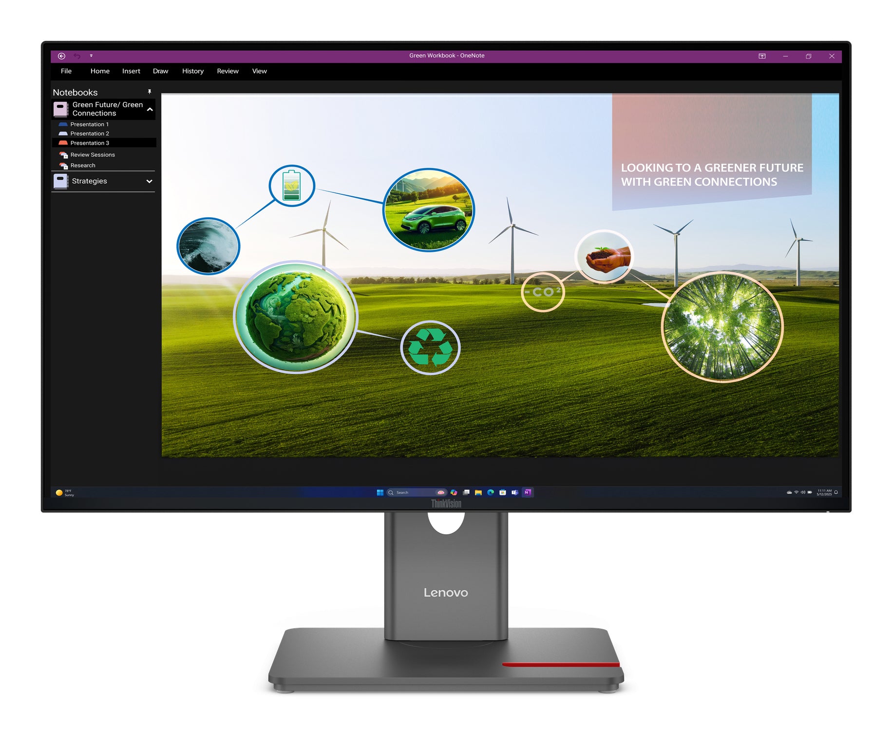 Lenovo LED-Display ThinkVision P27Q-40 - 68.6 cm (27") - 2560 x 1440 WQHD Lenovo ThinkVision P27Q-40 Monitor. Display diagonal: 68.6 cm (27"), Display resolution: 2560 x 1440 pixels, HD type: Quad HD, Display technology: LED, Response time: 6 ms, Nat