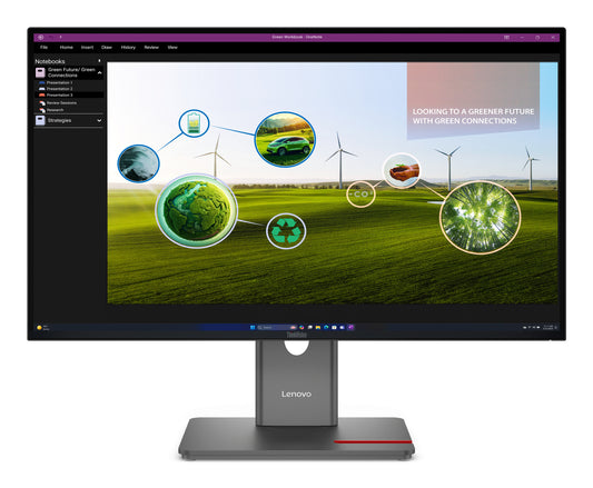 Lenovo LED-Display ThinkVision P27Q-40 - 68.6 cm (27") - 2560 x 1440 WQHD Lenovo ThinkVision P27Q-40 Monitor. Display diagonal: 68.6 cm (27"), Display resolution: 2560 x 1440 pixels, HD type: Quad HD, Display technology: LED, Response time: 6 ms, Nat