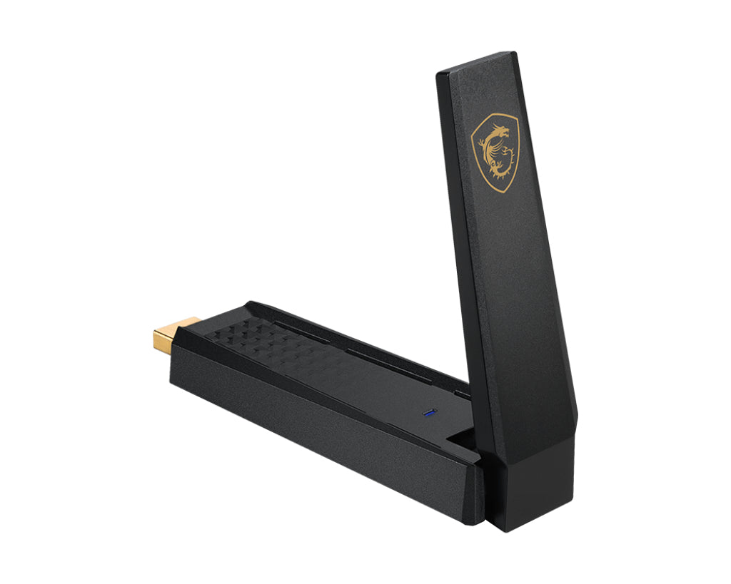 Adaptador de Rede MSI GUAXE54 AXE5400 WiFi6E USB Adaptador