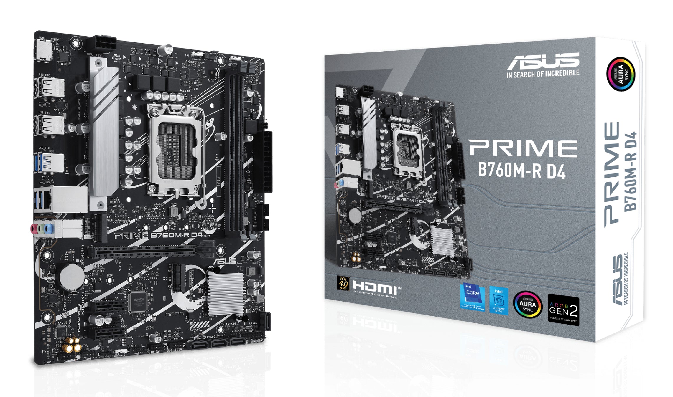 ASUS Placa Base PRIME B760M-R D4 mATX 1700