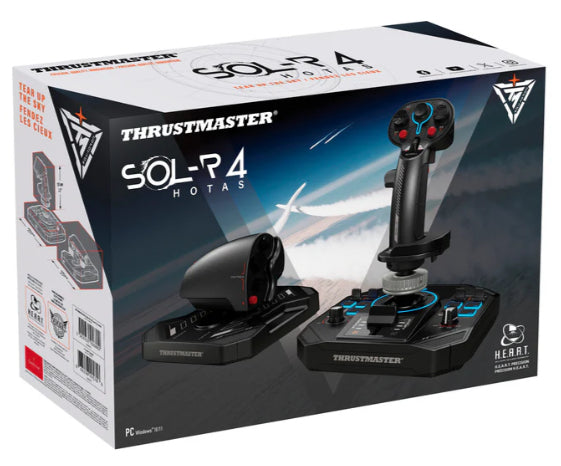 Comando de simulação de voo Thrustmaster SOL-R 4 HOTAS / 2960945 preto - imagem 12