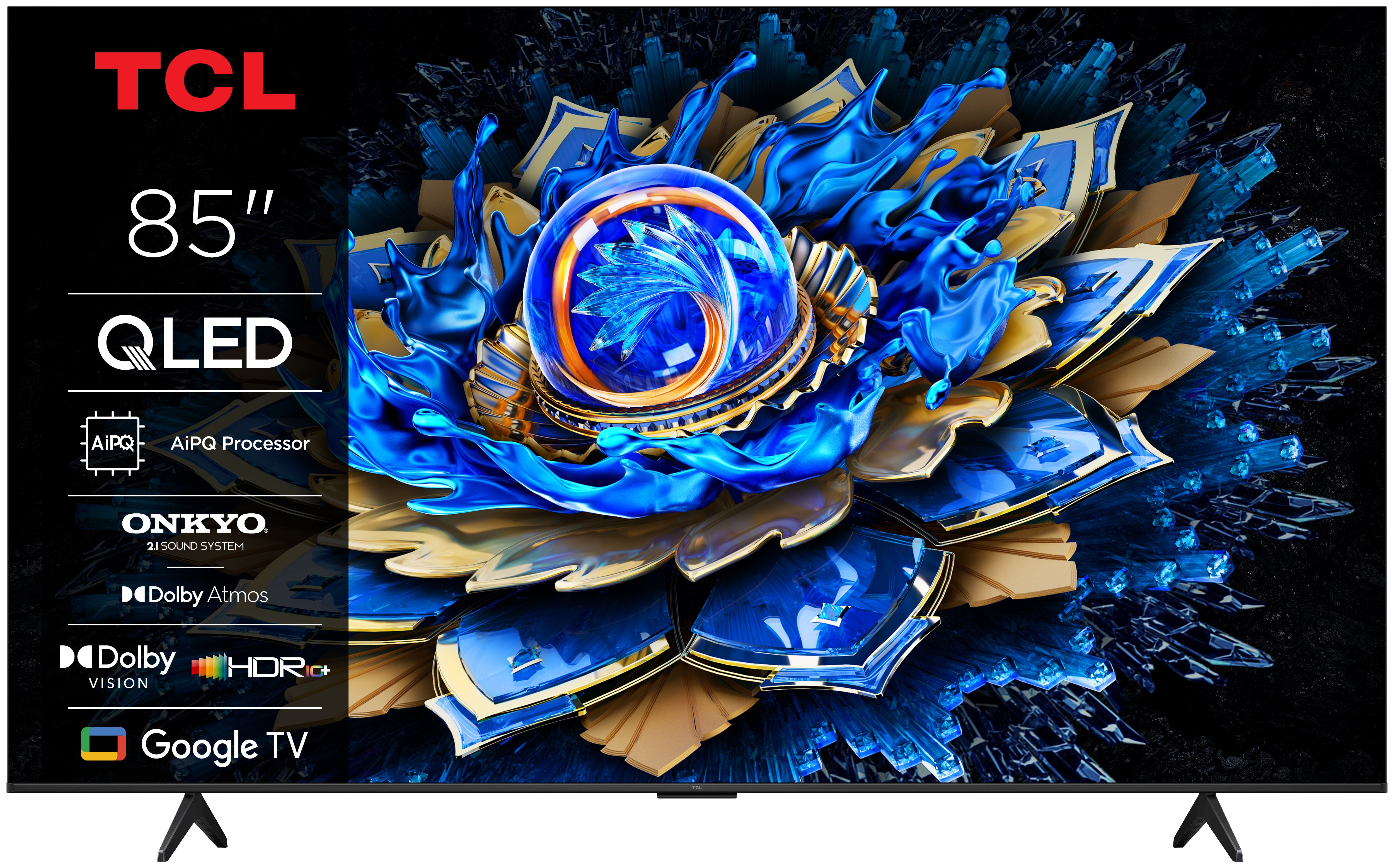 Televisão TCL 85T69C TV 85" Qled 4K Google TV Onkyo
