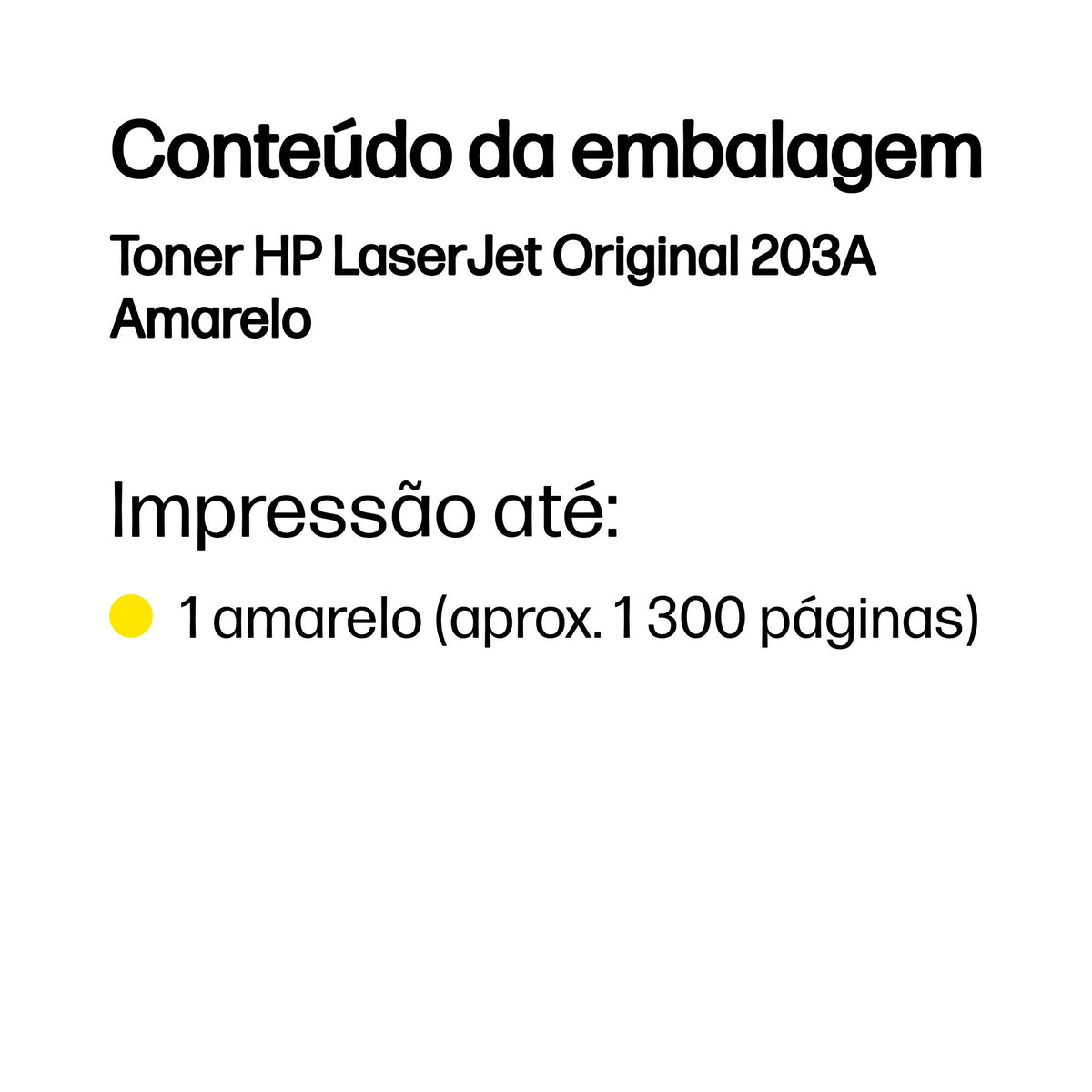 HP Toner 203A / CF542A amarelo Standard - imagem 4