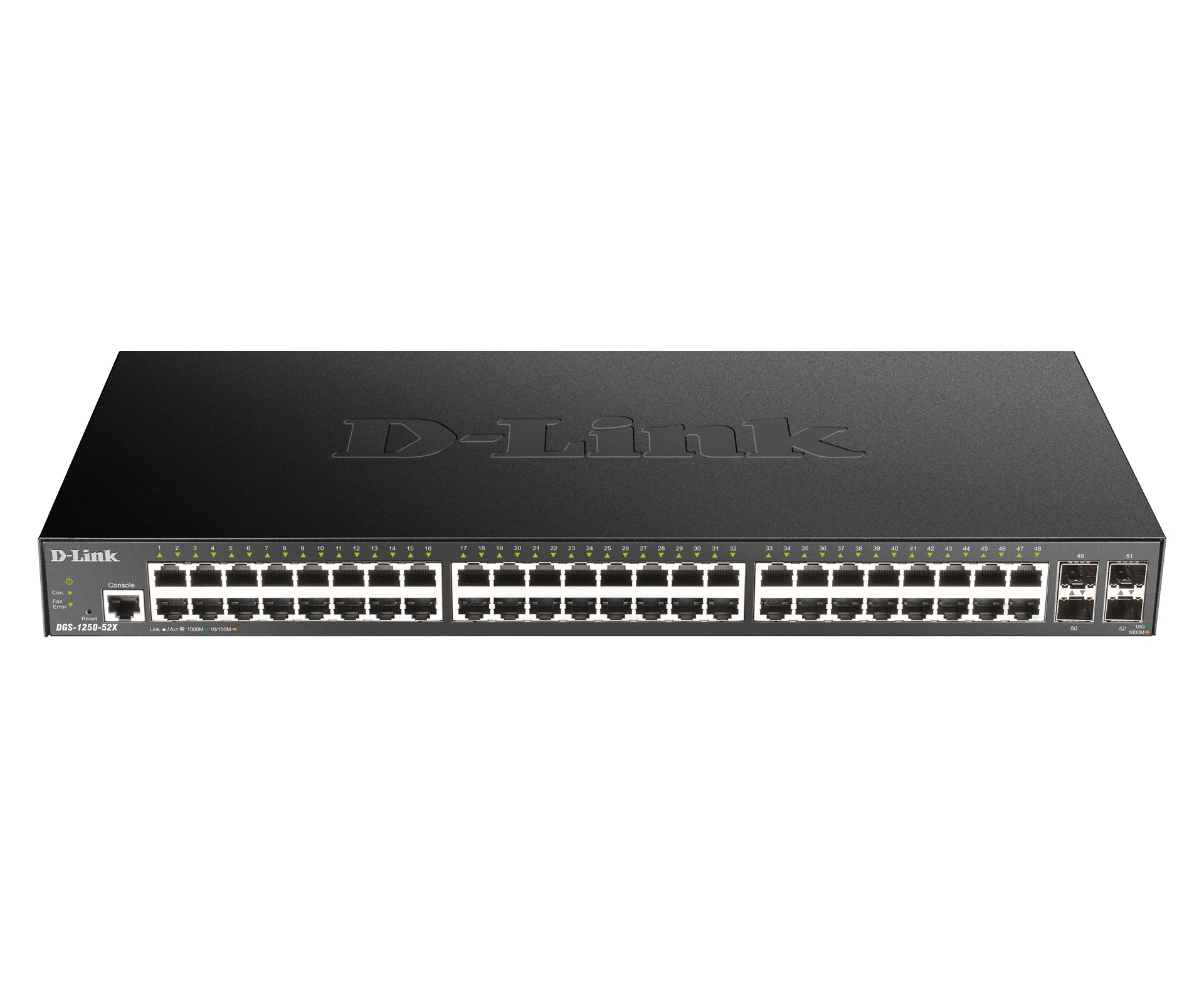 Switch de Rede D-Link DGS-1250-52X/E 48xGb 4x10G SFP+
