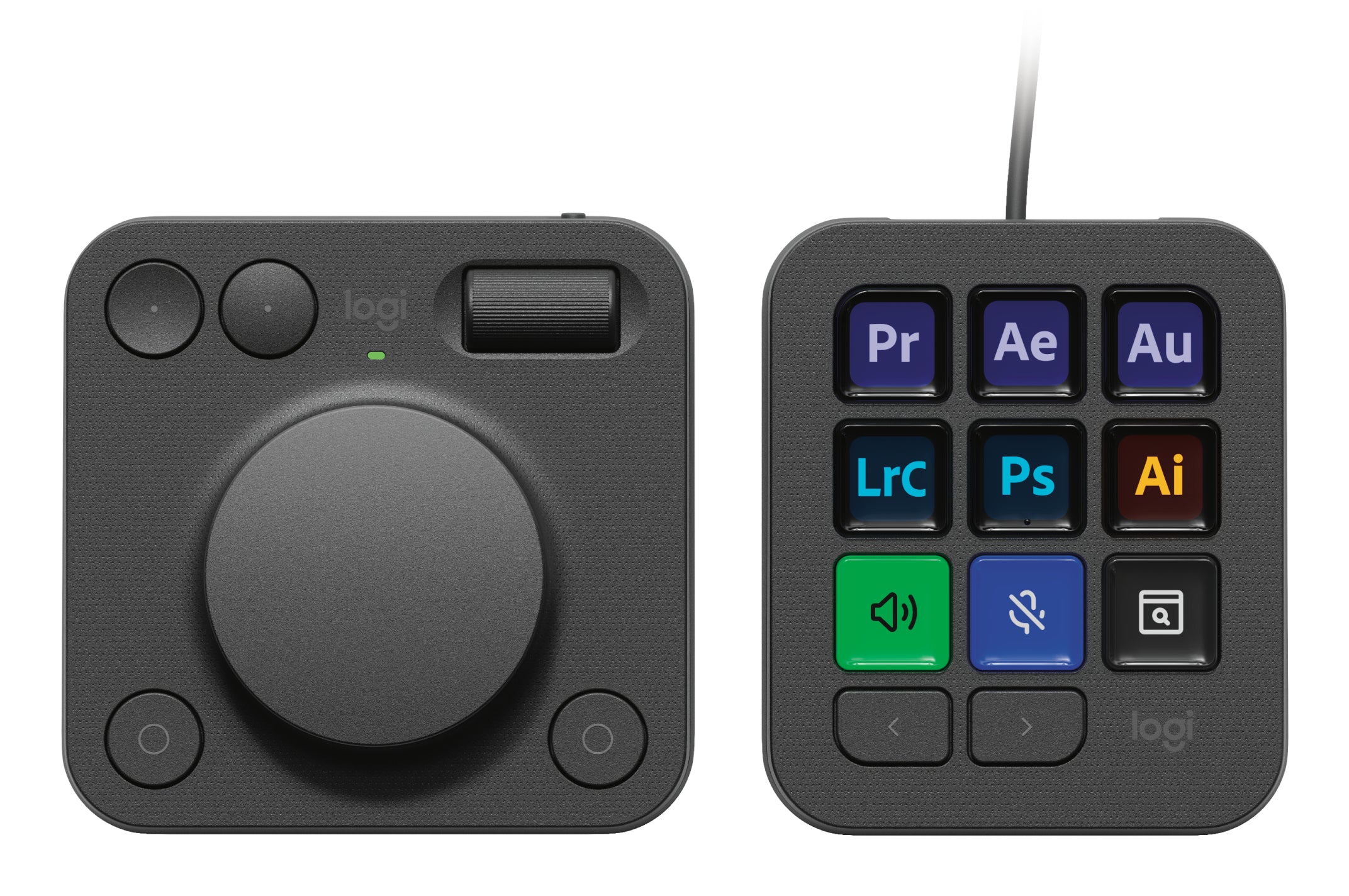 Comando de jogos Logitech MX Creative Console / 920-012931 Graphite