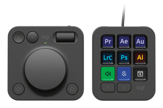 Comando de jogos Logitech MX Creative Console / 920-012931 Graphite