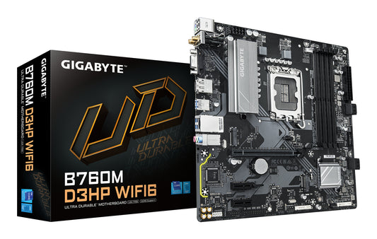 Placa-mãe Gigabyte B760M D3HP WIFI6 - micro ATX