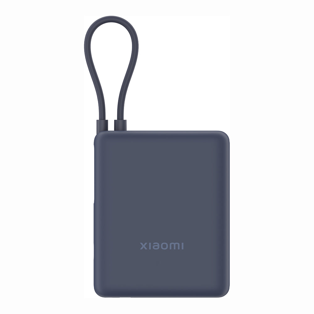 Powerbank xiaomi 10000mah 33w com cabo integrado azul bhr9341gl