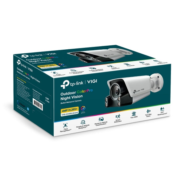 Câmara de Vigilância VIGI Cámara IP Bullet C340S 4MP Plástico Full-Colo - imagem 5