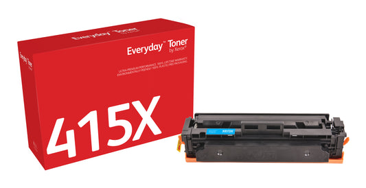 Toner Xerox cartridge Everyday compatible com HP 415X (W2031X) - Cyan