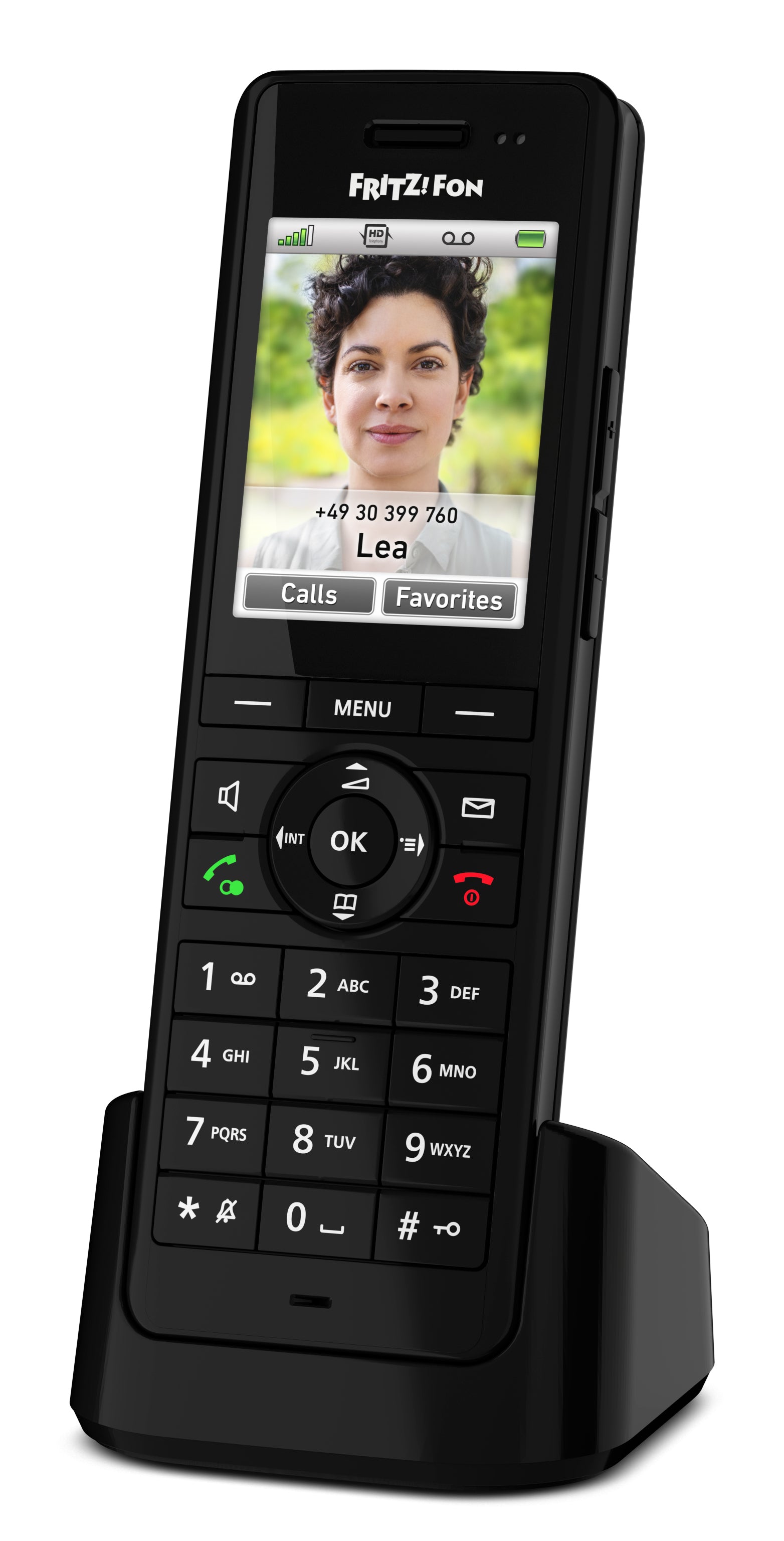 Telefone sem Fios FRITZ! Fon X6 Teléfono inalamb.DECT Preto