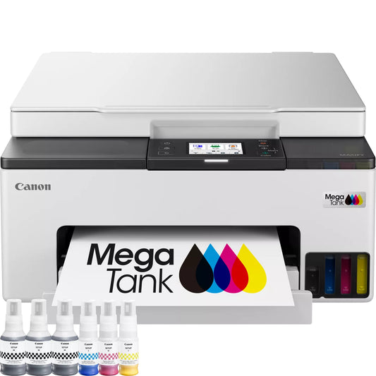 Impressora Canon Multifunção Recarregável MAXIFY GX1051 MegaTank WiFi/ Duplex/ Branco
