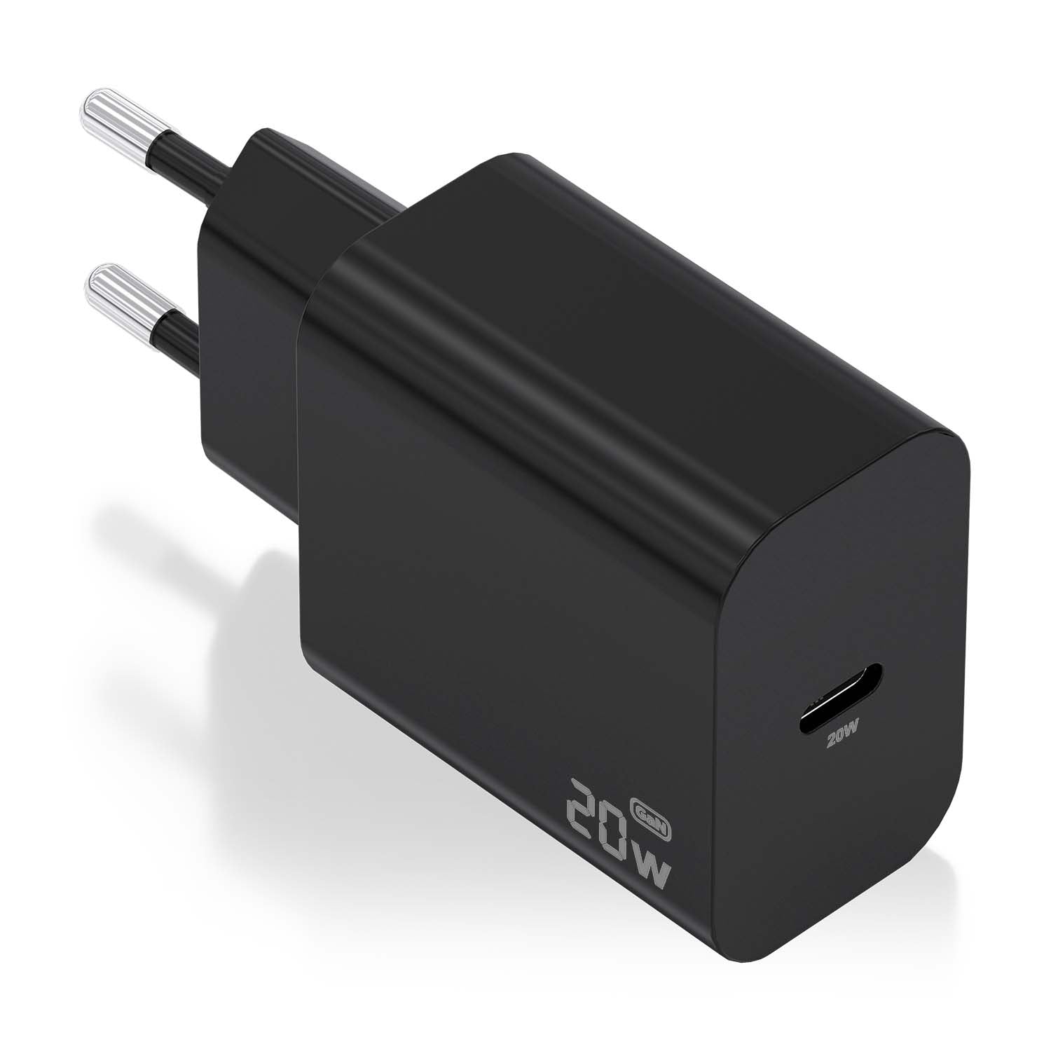 Aisens Carregador GaN 20W 1xUSB-C PD3.0 Preto