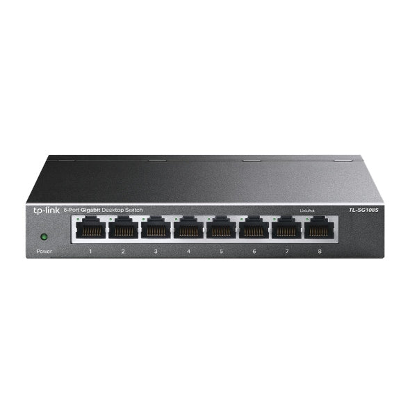 Switch de Rede TP-Link TL-SG108S 8xGB RJ45 Metal