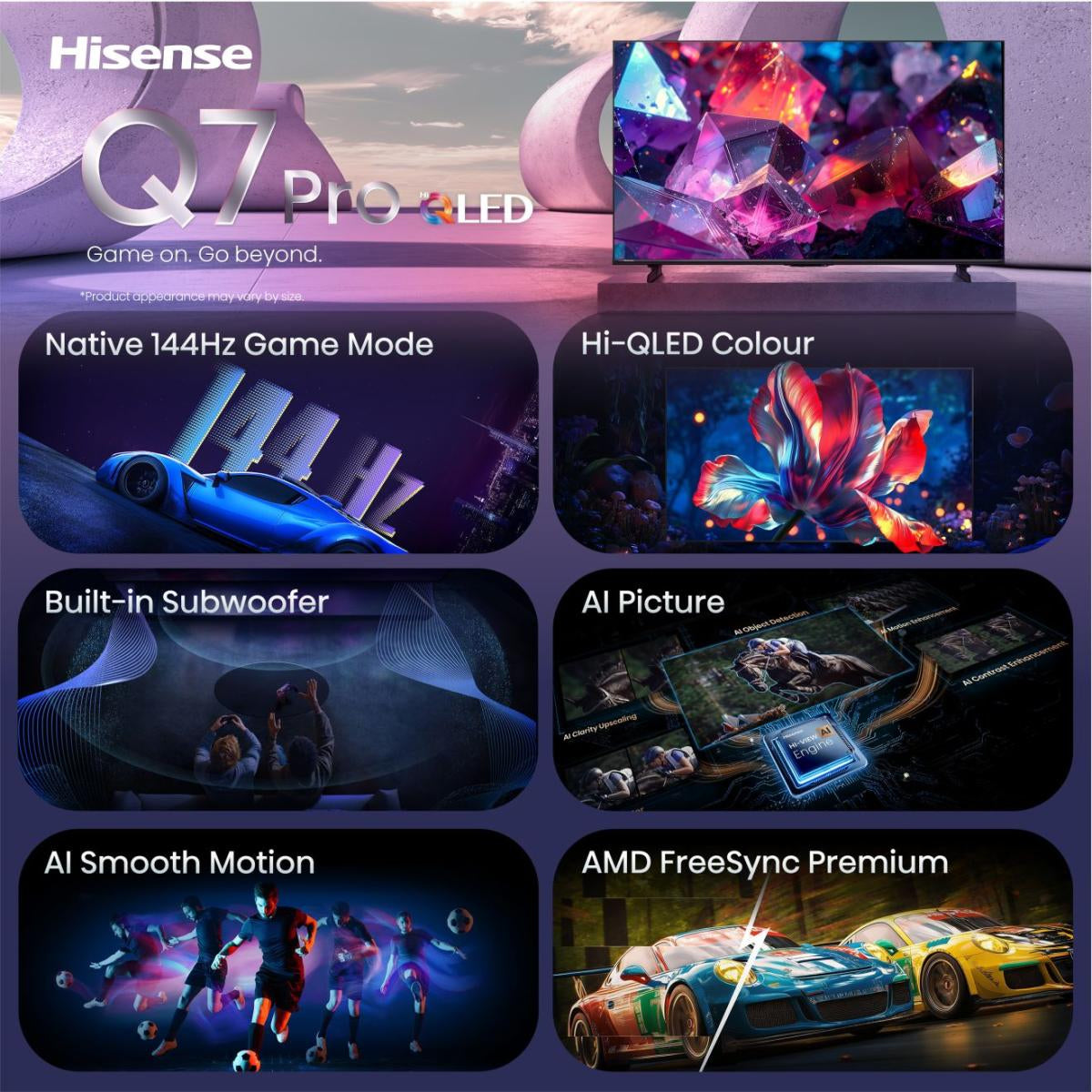 Televisão Hisense 100Q7S - Hisense