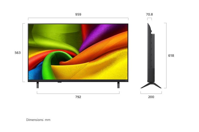 Televisão LG 43NU850B6LA TV 43" Nano 4K UHD STV USB HDMI BTh - imagem 3