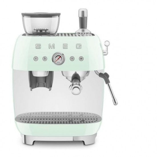 Smeg Coffee Machine Espresso Manual Retro-Style Pastel Green EGF03PGEU