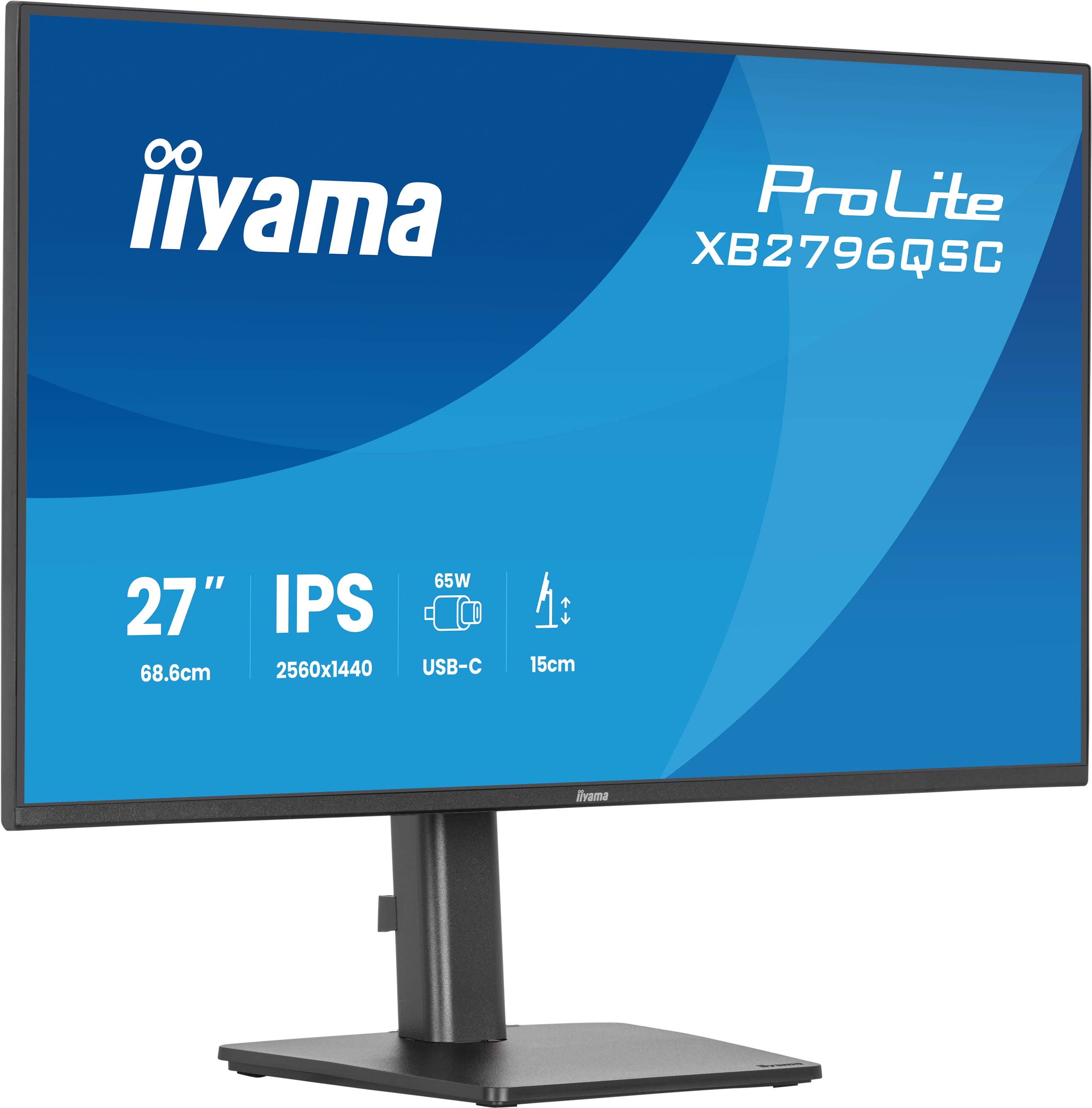 Monitor iiyama ProLite XB2796QSC / XB2796QSC-B1 preto