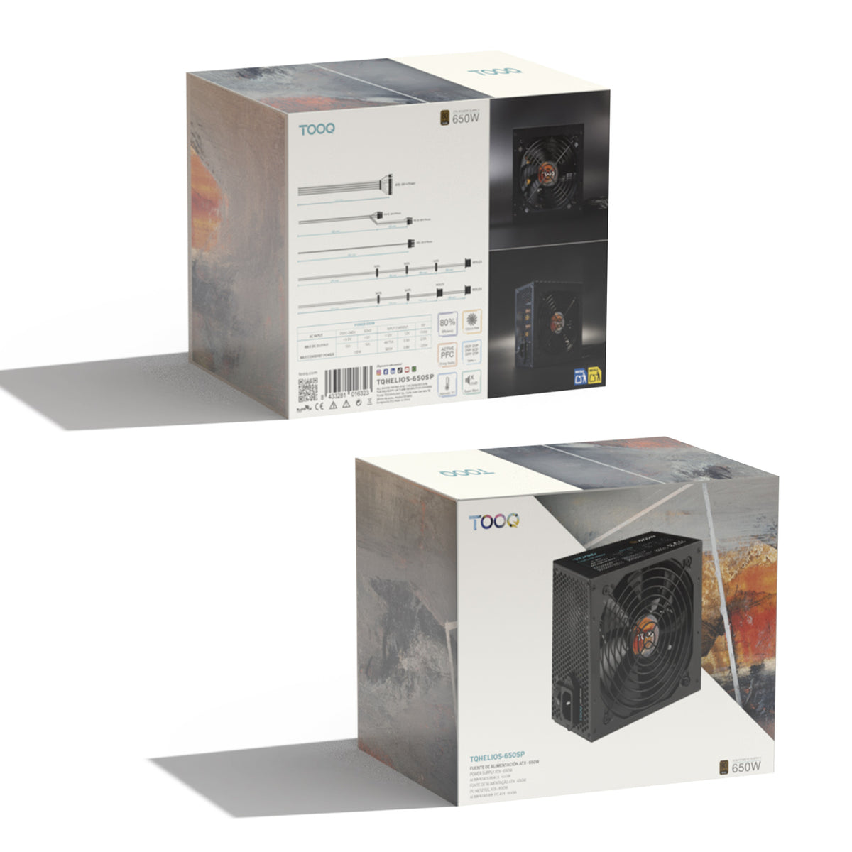 Fonte de Alimentação Tooq Fuente Alim.TQHELIOS-650SP 650W 80+ Bronze - imagem 13