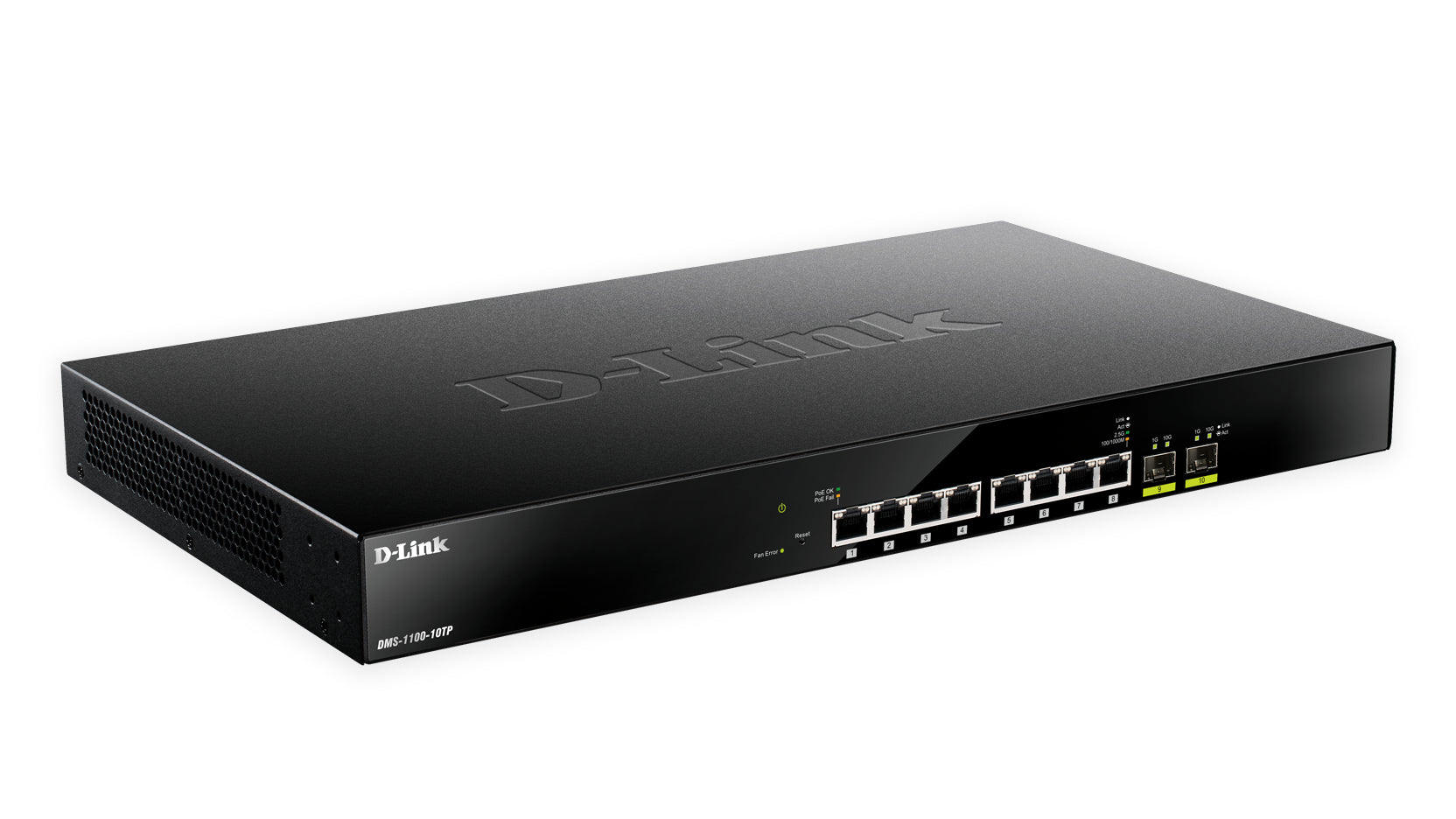 Switch de Rede D-Link DMS-1100-10TP 8x2.5GbE PoE 2xSFP+